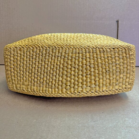 Themoire Tia Degrade Straw Crossbody Bag - Natural - Picture 8 of 10